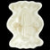 WHITE VICTORIAN ASPARAGUS FOOD MOLD 19TH CENTURY, LATE 19TH CENTURY, CERAMIC