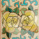 CHINESE REPUBLIC ERA SILK ROSE ROBE SLEEVE BANDS FRAMED 1920’S, 1920S, CHINA