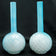PAIR VICTORIAN CASED DIAMOND QUILTED SATIN GLASS VASES, LATE 19TH CENTURY, UNITED STATES