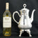 LARGE VICTORIAN SILVER PLATE COFFEE POT CIRCA 1870, LATE 19TH CENTURY, UNITED STATES, SILVER FINISH