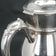 LARGE VICTORIAN SILVER PLATE COFFEE POT CIRCA 1870, LATE 19TH CENTURY, UNITED STATES, SILVER FINISH