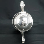 LARGE VICTORIAN SILVER PLATE COFFEE POT CIRCA 1870, LATE 19TH CENTURY, UNITED STATES, SILVER FINISH