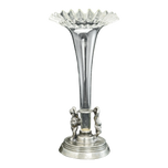 VINTAGE VINERS SHEFFIELD PEWTER EPERGNE WITH CHILDREN, 1960S, UNITED KINGDOM