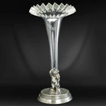 VINTAGE VINERS SHEFFIELD PEWTER EPERGNE WITH CHILDREN, 1960S, UNITED KINGDOM
