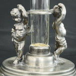 VINTAGE VINERS SHEFFIELD PEWTER EPERGNE WITH CHILDREN, 1960S, UNITED KINGDOM