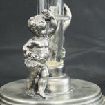 VINTAGE VINERS SHEFFIELD PEWTER EPERGNE WITH CHILDREN, 1960S, UNITED KINGDOM