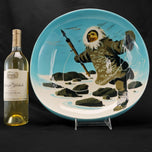HUGE MID-CENTURY SASCHA BRASTOFF ALASKAN SERIES INUIT BOWL, 1950S, UNITED STATES, CERAMIC