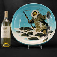 HUGE MID-CENTURY SASCHA BRASTOFF ALASKAN SERIES INUIT BOWL, 1950S, UNITED STATES, CERAMIC