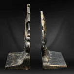 PAIR OF SAILING SHIP CAST IRON BOOKENDS VERONA CIRCA 1925, 1920S, UNITED STATES
