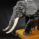 ELEPHANT BRONZE STATUE EARLY 20TH CENTURY