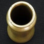 JAPANESE BRONZE ART NOUVEAU INLAID VASE MEIJI PERIOD, LATE 19TH CENTURY