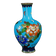JAPANESE TAISHO/SHOWA GINBARI FLORAL VASE C 1920, 1920S, ENAMEL