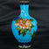JAPANESE TAISHO/SHOWA GINBARI FLORAL VASE C 1920, 1920S, ENAMEL
