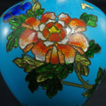 JAPANESE TAISHO/SHOWA GINBARI FLORAL VASE C 1920, 1920S, ENAMEL