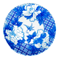 JAPANESE IGEZARA TRANSFERWARE CHARGER PEONY AND BUTTERFLY CIRCA 1900, 1900 - 1909, PORCELAIN