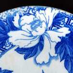 JAPANESE IGEZARA TRANSFERWARE CHARGER PEONY AND BUTTERFLY CIRCA 1900, 1900 - 1909, PORCELAIN