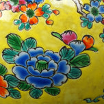 JAPANESE POLYCHROME JAR PHEASANT AND PHOENIX CIRCA 1930, 1930S, ENAMEL