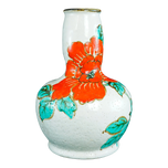 MID CENTURY JAPANESE STUDIO PEONY VASE, MID 20TH CENTURY, STONEWARE