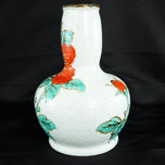 MID CENTURY JAPANESE STUDIO PEONY VASE, MID 20TH CENTURY, STONEWARE