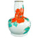 MID CENTURY JAPANESE STUDIO PEONY VASE, MID 20TH CENTURY, STONEWARE