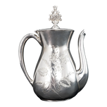 VICTORIAN MERIDEN SILVER PLATE TEAPOT LATE 19TH CENTURY, UNITED STATES, METAL