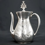 VICTORIAN MERIDEN SILVER PLATE TEAPOT LATE 19TH CENTURY, UNITED STATES, METAL