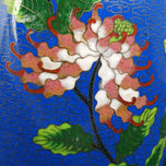 CHINESE BLUE CLOISONNÉ FLORAL VASE REPUBLIC PERIOD, EARLY 20TH CENTURY, CHINA