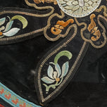 FRAMED EMBROIDERED CHINESE SILK HAT APPLIQUE REPUBLIC, EARLY 20TH CENTURY