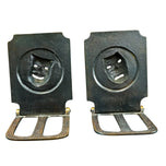 PAIR OF MID CENTURY COMEDY AND DRAMA ISRAELI DAYAGI BROTHERS BRONZE BOOKENDS CIRCA 1960, 1960S, VERDIGRIS BRONZE FINISH