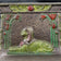 TUTMANIA SPHINX PROFILE POLYCHROME CAST IRON BOOKEND CIRCA 1926, 1920S, UNITED STATES