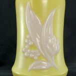 ALADDIN ALACITE GLASS LAMP WITH ALACITE FINIAL, 1940S, UNITED STATES