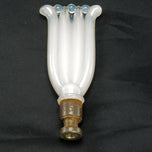 ALADDIN ALACITE GLASS LAMP WITH ALACITE FINIAL, 1940S, UNITED STATES