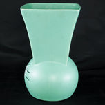 MID-CENTURY MCCOY GREEN SPRINGWOOD VASE 1961, 1960S, UNITED STATES, CERAMIC