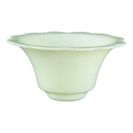 CHINESE PEKING GLASS SCALLOPED EDGED BOWL CIRCA 1920, 1920S