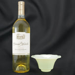 CHINESE PEKING GLASS SCALLOPED EDGED BOWL CIRCA 1920, 1920S