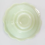CHINESE PEKING GLASS SCALLOPED EDGED BOWL CIRCA 1920, 1920S