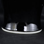 CHINESE MIRROR BLACK VASE REPUBLIC PERIOD, EARLY 20TH CENTURY, CHINA, PORCELAIN