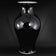CHINESE MIRROR BLACK VASE REPUBLIC PERIOD, EARLY 20TH CENTURY, CHINA, PORCELAIN