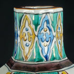 LARGE JAPANESE KUTANI GOURD VASE TAISHO/SHOWA C 1920, 1920S, PORCELAIN