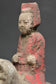 A CHINESE TANG DYNASTY PAINTED POTTERY HORSE AND RIDER