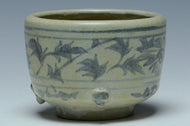 A YUAN DYNASTY BLUE AND WHITE INCENSE BURNER