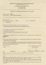 A TANG DYNASTY SANCAI-GLAZED POTTERY HORSE WITH OXFORD TL TEST