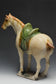A TANG DYNASTY SANCAI-GLAZED POTTERY HORSE WITH OXFORD TL TEST