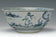A MING DYNASTY BLUE AND WHITE FIGURAL BOWL 15TH CENTURY