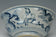 A MING DYNASTY BLUE AND WHITE FIGURAL BOWL 15TH CENTURY