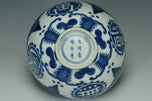A QING DYNASTY BLUE AND WHITE BOWL JIAJING MARK 19TH CENTURY