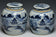 A PAIR OF QING DYNASTY BLUE AND WHITE JARS JIAQING PERIOD