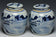 A PAIR OF QING DYNASTY BLUE AND WHITE JARS JIAQING PERIOD