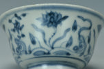 A MING DYNASTY BLUE AND WHITE CUP XUANDE MARK ZHENGDE PERIOD