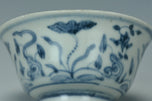 A MING DYNASTY BLUE AND WHITE CUP XUANDE MARK ZHENGDE PERIOD